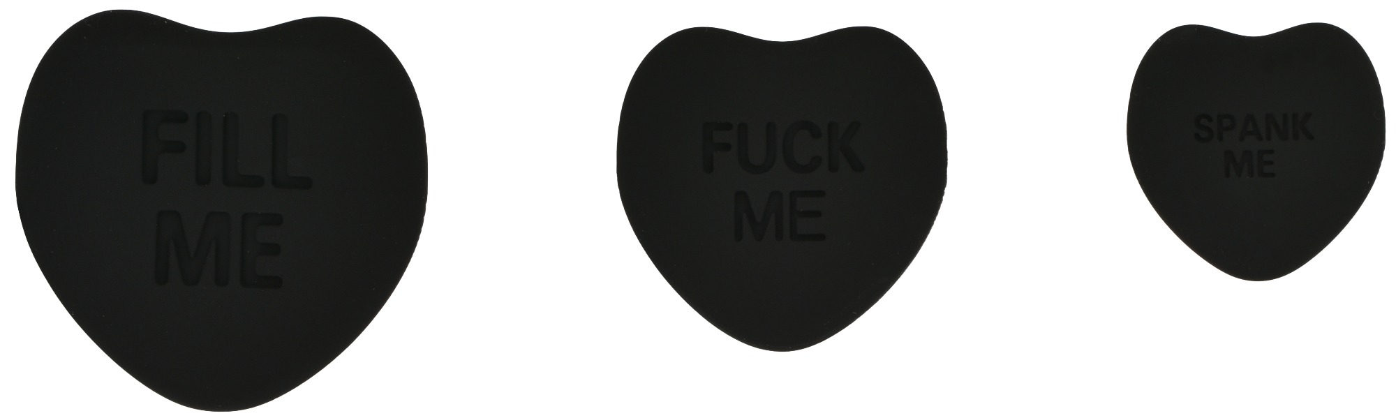 Set 3 Dopuri Anale Training Kit Silicon Negru Passion Labs, #3, Erotic24.ro