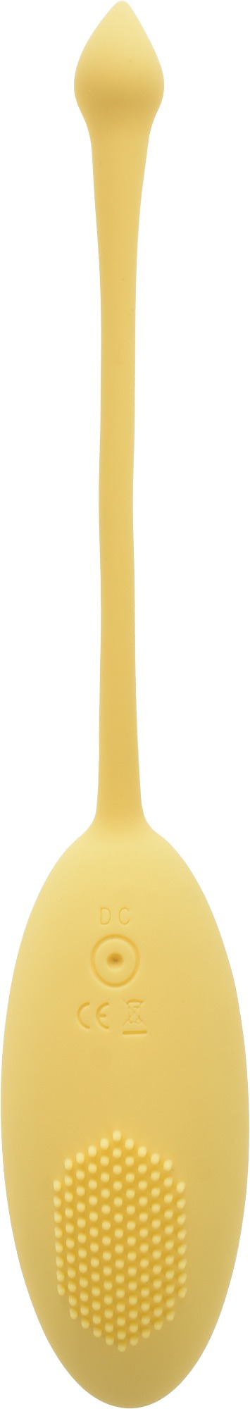 Ou Vibrator Kate Remote Control 10 Moduri Vibratii Silicon USB Galben Passion Labs, Sensations, #2, Erotic24.ro