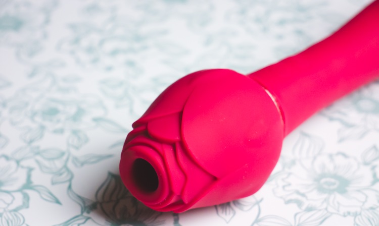 Vibrator Dublu Stimulator Petaly 10 Moduri Vibratii+5 Moduri Licking Silicon USB Rosu Passion Labs, #3, Erotic24.ro