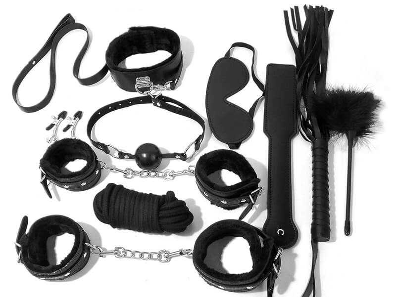 Set BDSM Please Me 10 Piese Negru Guilty Toys, #1, Erotic24.ro