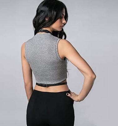 Sistem Basic Harness Piele Ecologica Negru OS, Nr. 3, Erotic24.ro