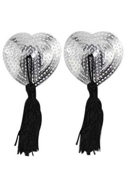 Acoperitoare Sfarcuri Nipple Covers Sparkling Silver Guilty Toys, #1, Erotic24.ro