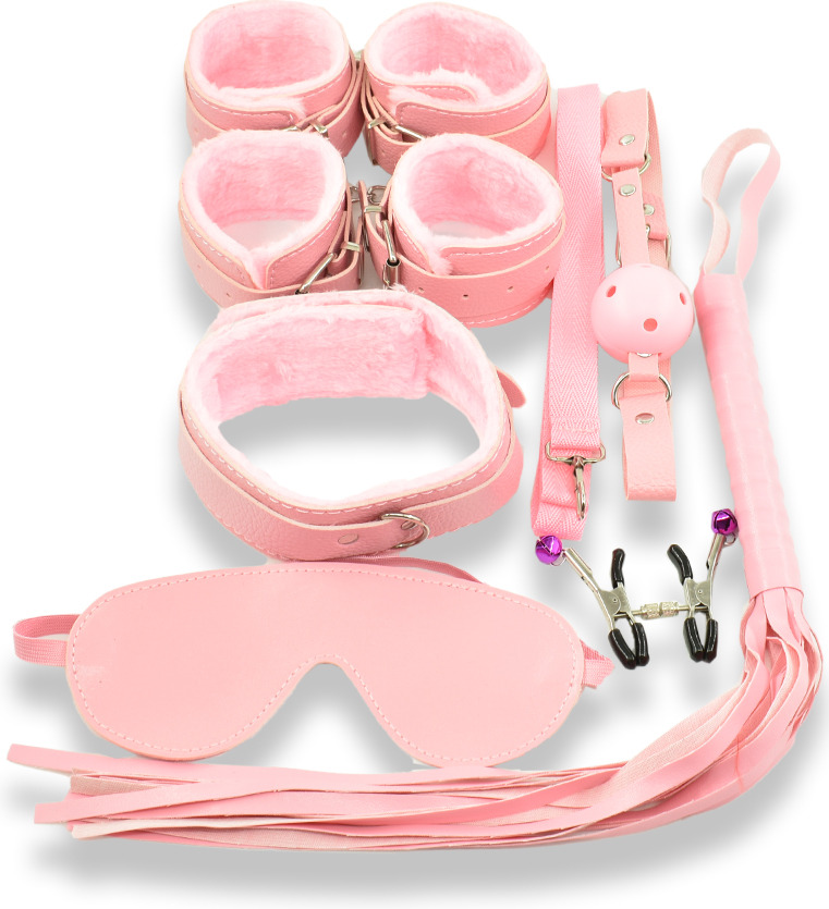 Set BDSM Harras Me 7 Piese Roz Passion Labs, #1, Erotic24.ro
