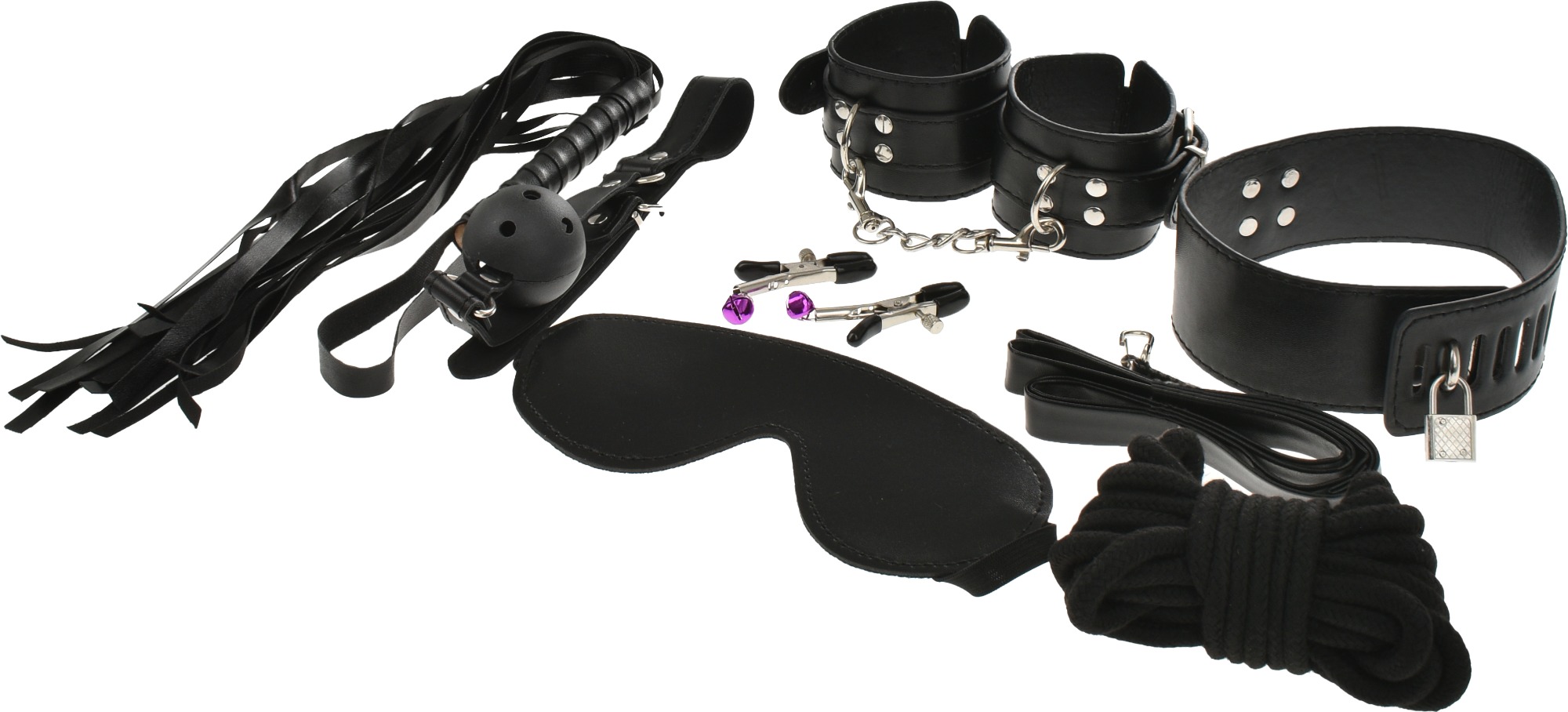 Set BDSM Obey Me 8 Piese Negru Passion Labs, #3, Erotic24.ro