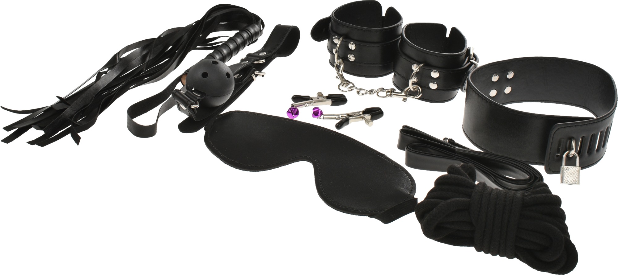 Set BDSM Obey Me 8 Piese Negru Passion Labs, #4, Erotic24.ro