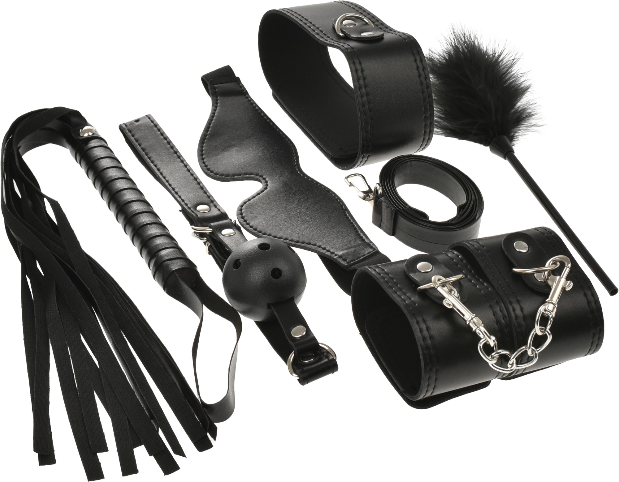 Set BDSM Starter Kit 7 Piese Negru Passion Labs, #3, Erotic24.ro