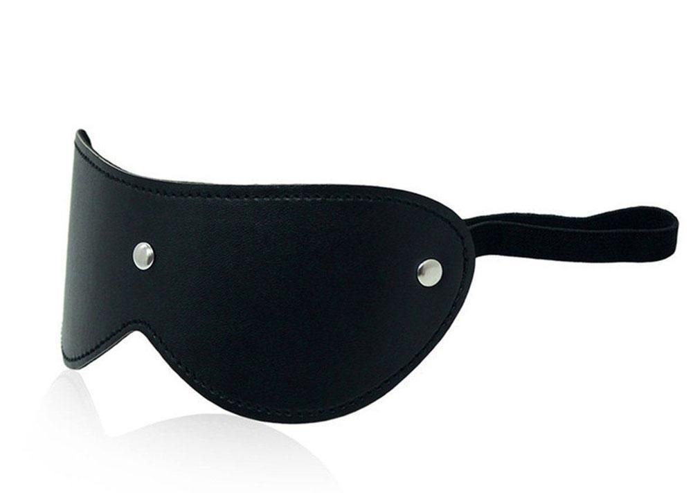 Masca de Ochi Simply BDSM Metal Staples Piele Ecologica Passion Labs, #1, Erotic24.ro