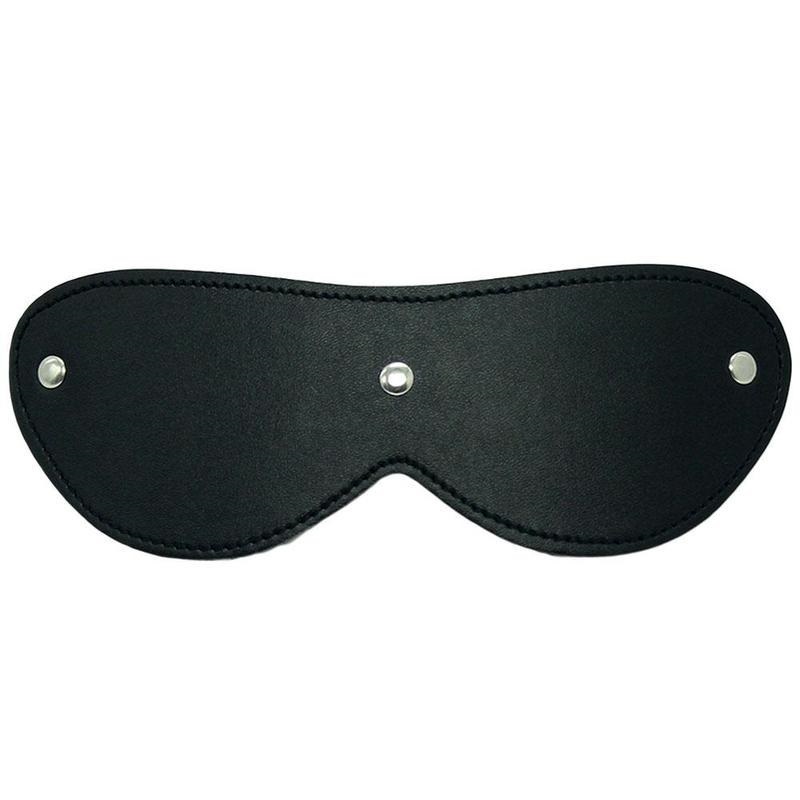 Masca de Ochi Simply BDSM Metal Staples Piele Ecologica Passion Labs, #2, Erotic24.ro