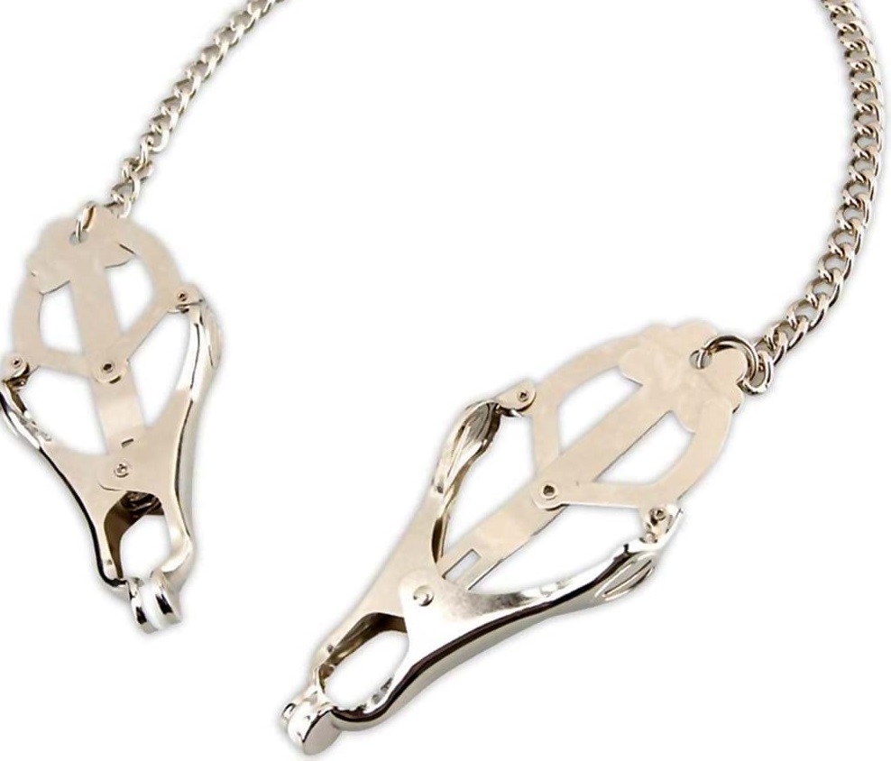 Zgarda Hard Play cu Clame pentru Sfarcuri Guilty Toys, Nr. 2, Erotic24.ro