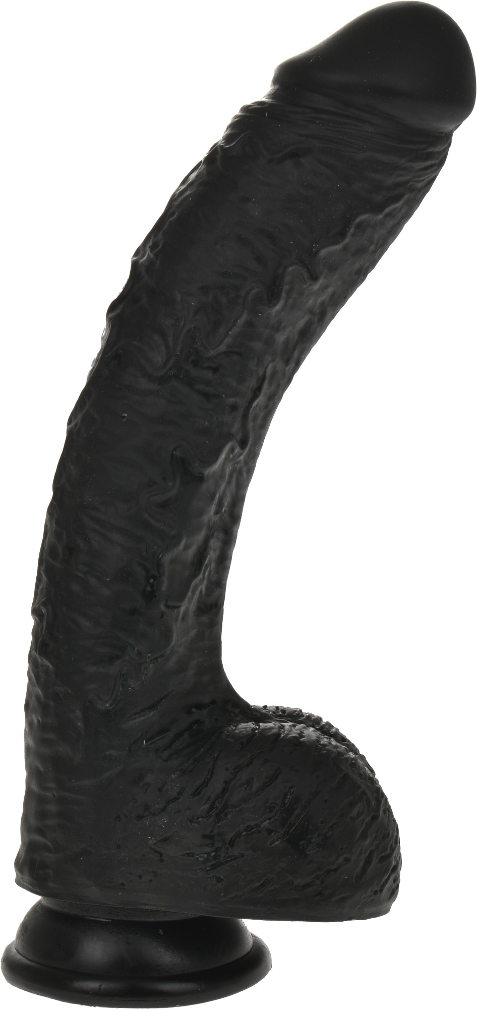 Dildo Realist Nicholas PVC Ventuza Negru 24 cm Guilty Toys, #1, Erotic24.ro