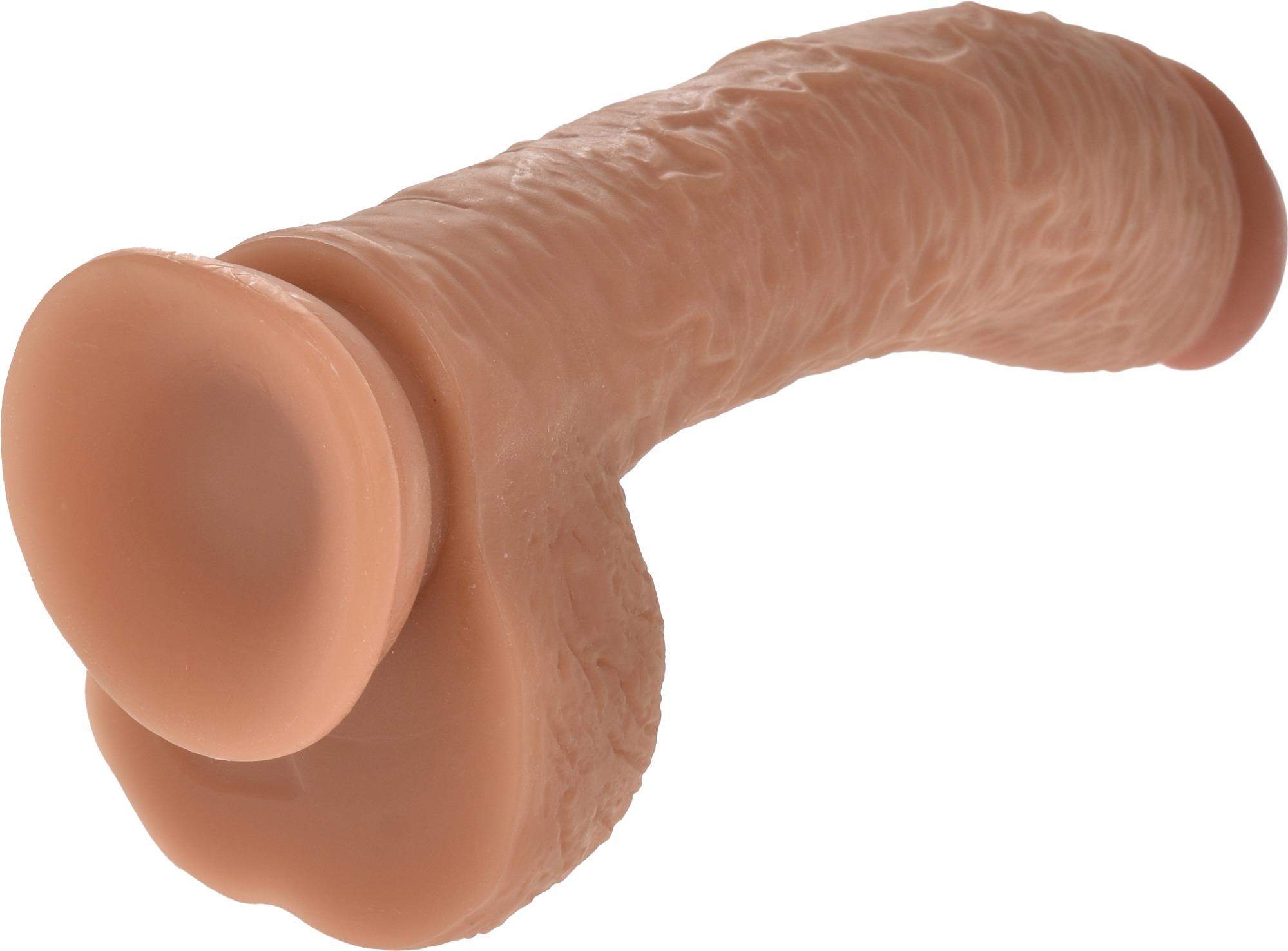 Dildo Realist Nicholas PVC Ventuza Maro 24 cm Guilty Toys, #4, Erotic24.ro