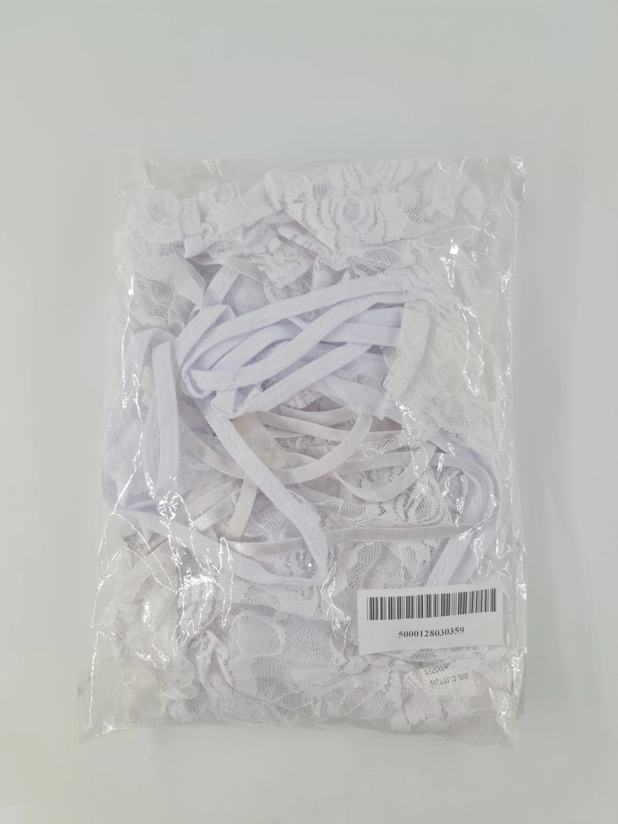 Set Lenjerie Midnight Affair 3 Piese Alb S, #2, Erotic24.ro