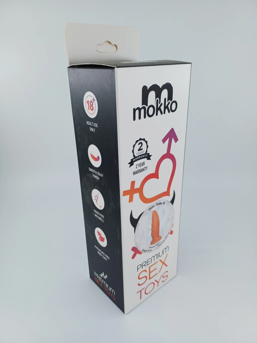 Dildo Tentus Medium, Silicon Lichid, Auriu, 18 cm Mokko Toys, Nr. 2, Erotic24.ro