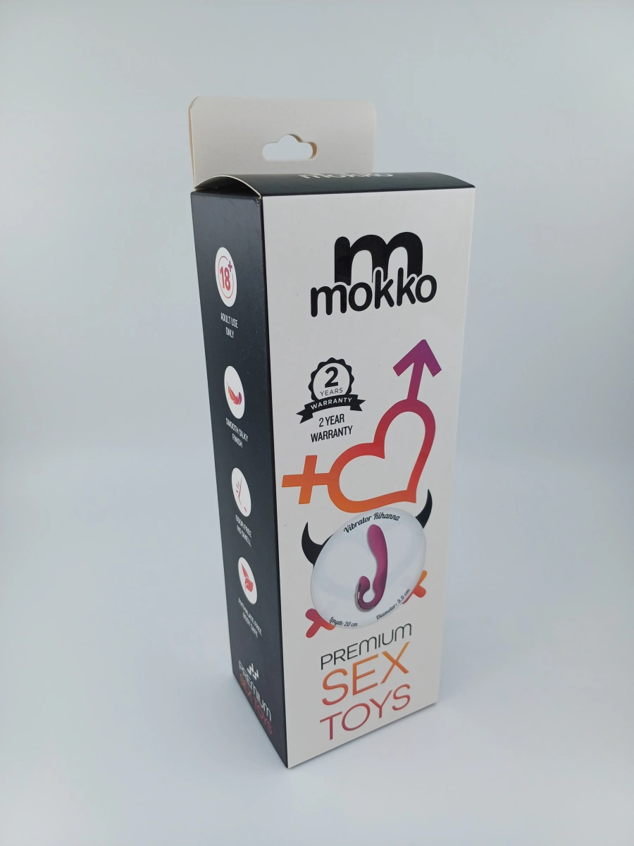 Vibrator Rihanna 12 Moduri Vibratii Silicon Mov 20 cm Mokko Toys, #2, Erotic24.ro