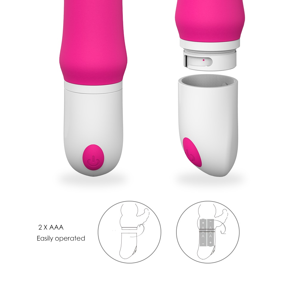 Vibrator Finnegan, 9 Moduri Vibratii, Silicon, Roz, 22.9 cm, Mokko Toys, #4, Erotic24.ro