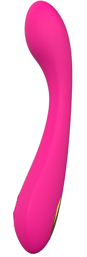 Vibrator Davina, 9 Moduri Vibratii, Silicon, USB, Roz, 21.2 cm, Mokko Toys, Nr. 1, Erotic24.ro