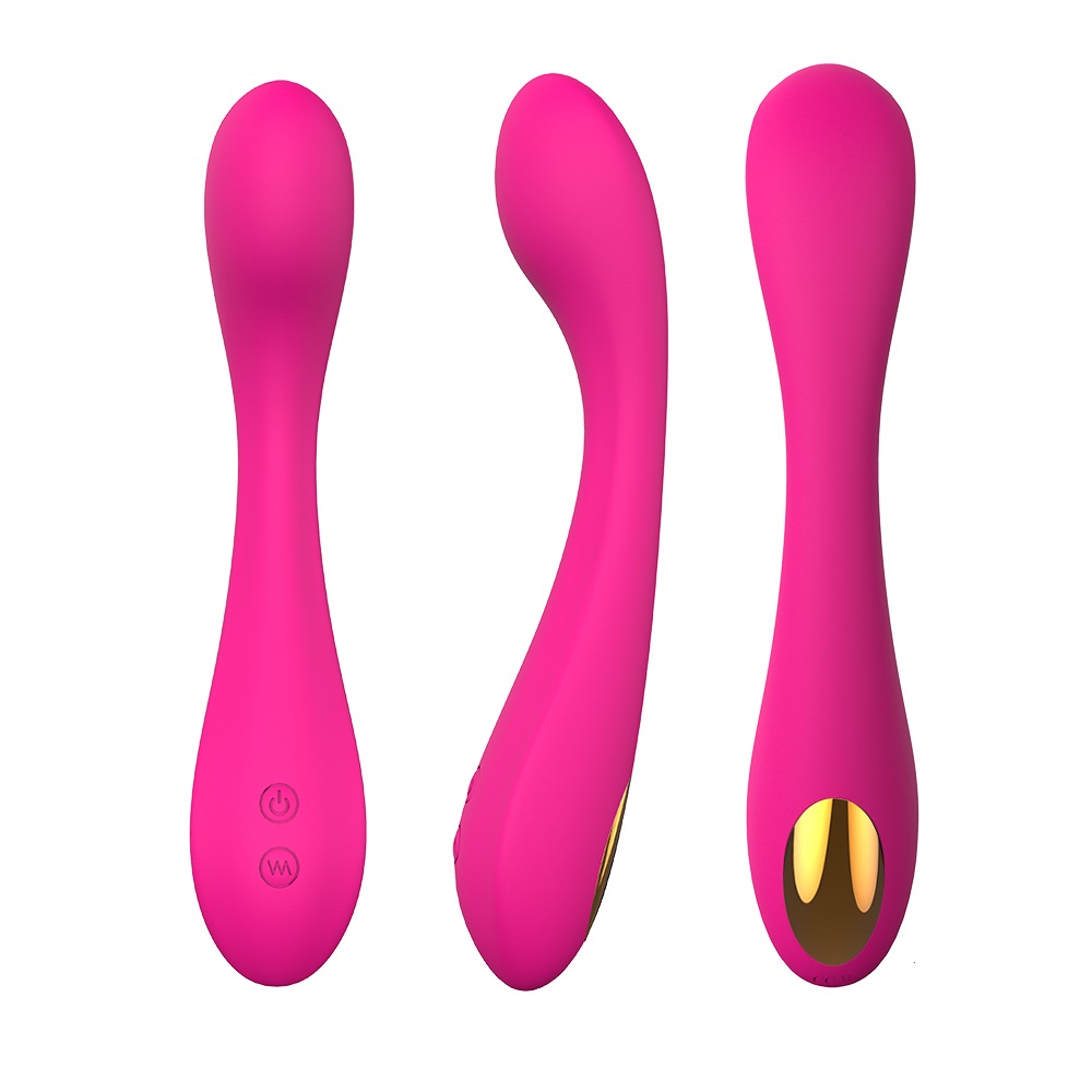 Vibrator Davina, 9 Moduri Vibratii, Silicon, USB, Roz, 21.2 cm, Mokko Toys, Nr. 4, Erotic24.ro