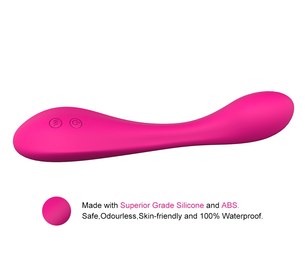 Vibrator Davina, 9 Moduri Vibratii, Silicon, USB, Roz, 21.2 cm, Mokko Toys, Nr. 2, Erotic24.ro