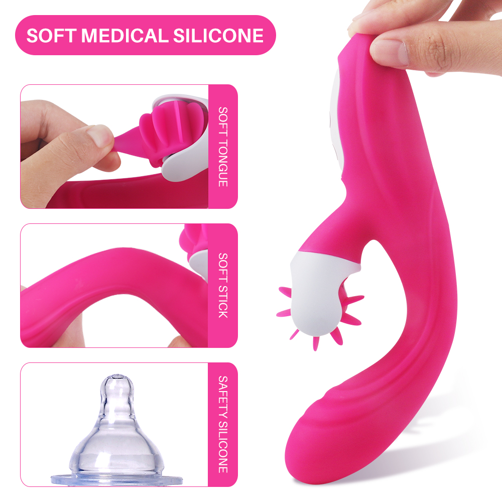 Vibrator Wheely 9 Moduri Vibratii+Rotatii Silicon USB Roz 21.9 cm Mokko Toys, #5, Erotic24.ro