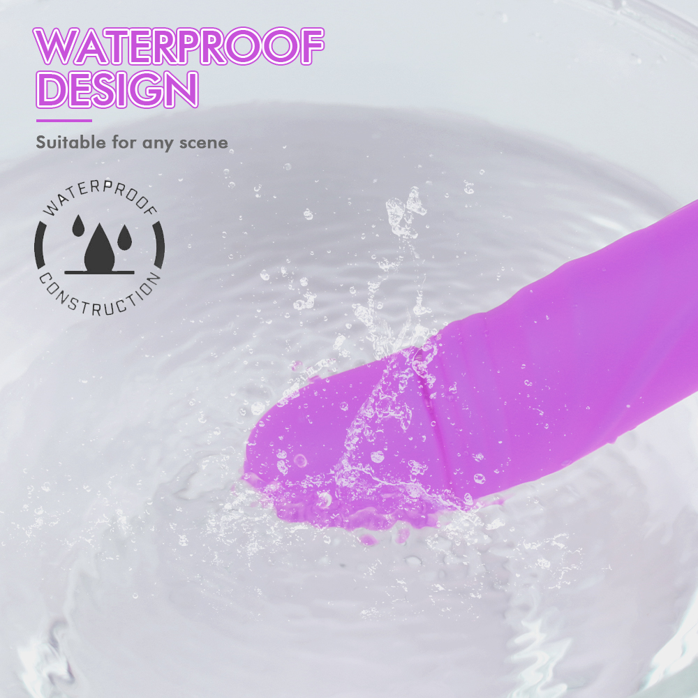 Vibrator Realist Brooks 9 Moduri Vibratii+Incalzire Silicon USB Mov Mokko Toys, Nr. 2, Erotic24.ro