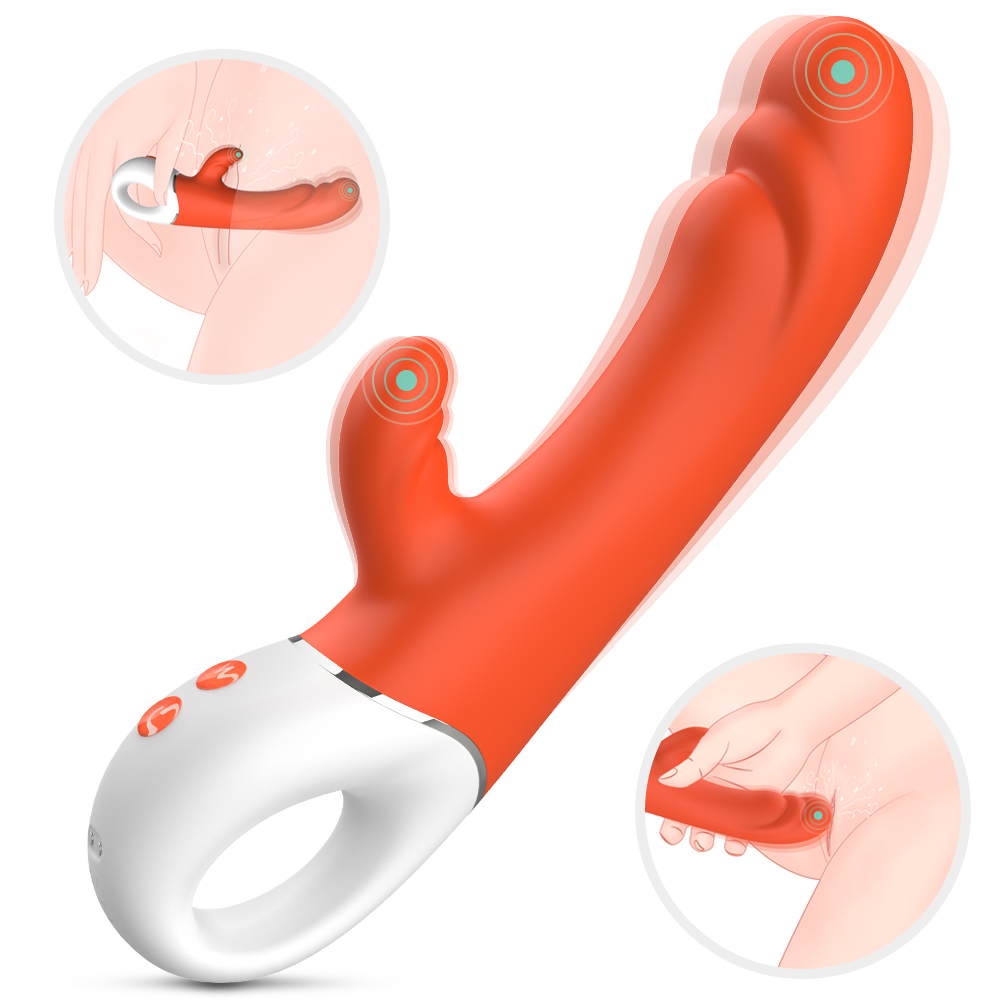 Vibrator Allen 9 Moduri Vibratii Silicon USB Portococaliu 23 cm Mokko Toys, Nr. 3, Erotic24.ro