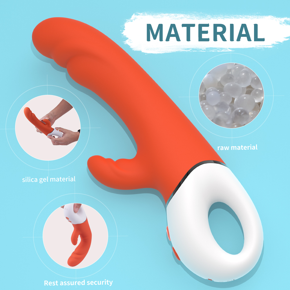 Vibrator Allen 9 Moduri Vibratii Silicon USB Portococaliu 23 cm Mokko Toys, Nr. 4, Erotic24.ro