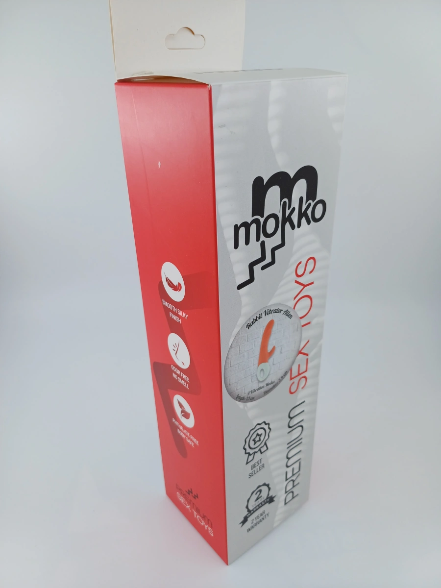 Vibrator Allen 9 Moduri Vibratii Silicon USB Portococaliu 23 cm Mokko Toys, Nr. 9, Erotic24.ro