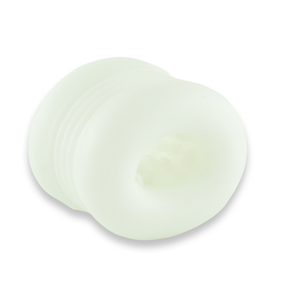 Masturbator Cube TPE Super Soft Alb 5.9 cm Guilty Toys, #4, Erotic24.ro