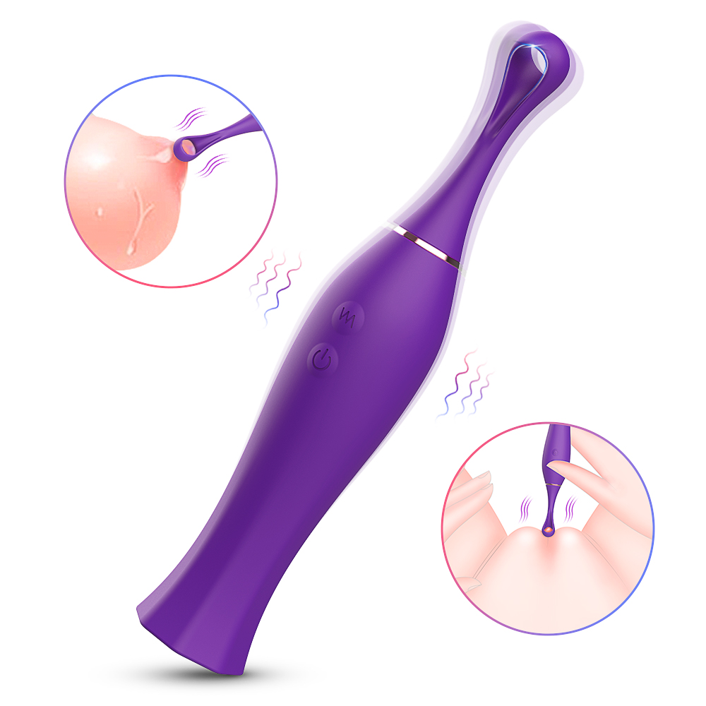 Vibrator Brushy 9 Moduri Vibratii Silicon USB Mov Mokko Toys