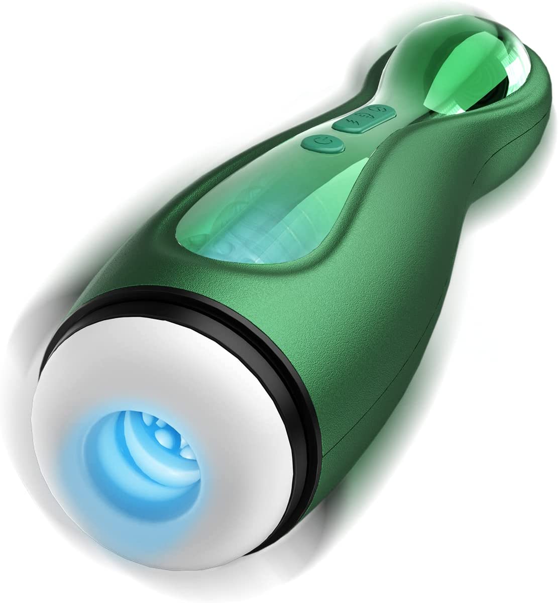 Masturbator Pro 6 Moduri Vibratii 3 Moduri Suctiune 1 Mod CLIMX USB Verde 25 cm Guilty Toys, #2, Erotic24.ro