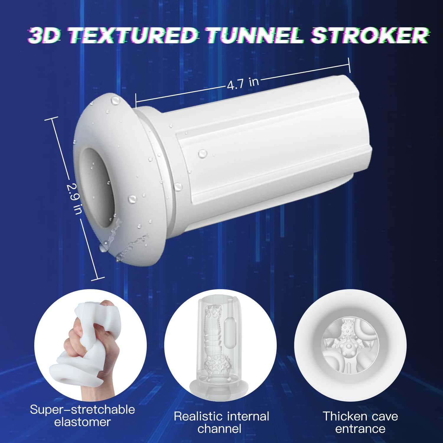 Masturbator Pro 6 Moduri Vibratii 3 Moduri Suctiune 1 Mod CLIMX USB Verde 25 cm Guilty Toys, #5, Erotic24.ro