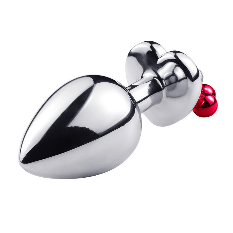 Set Dop Anal Large Ring My Bells Baza Inima Cristal Rosu si Lesa Mokko Toys, #3, Erotic24.ro