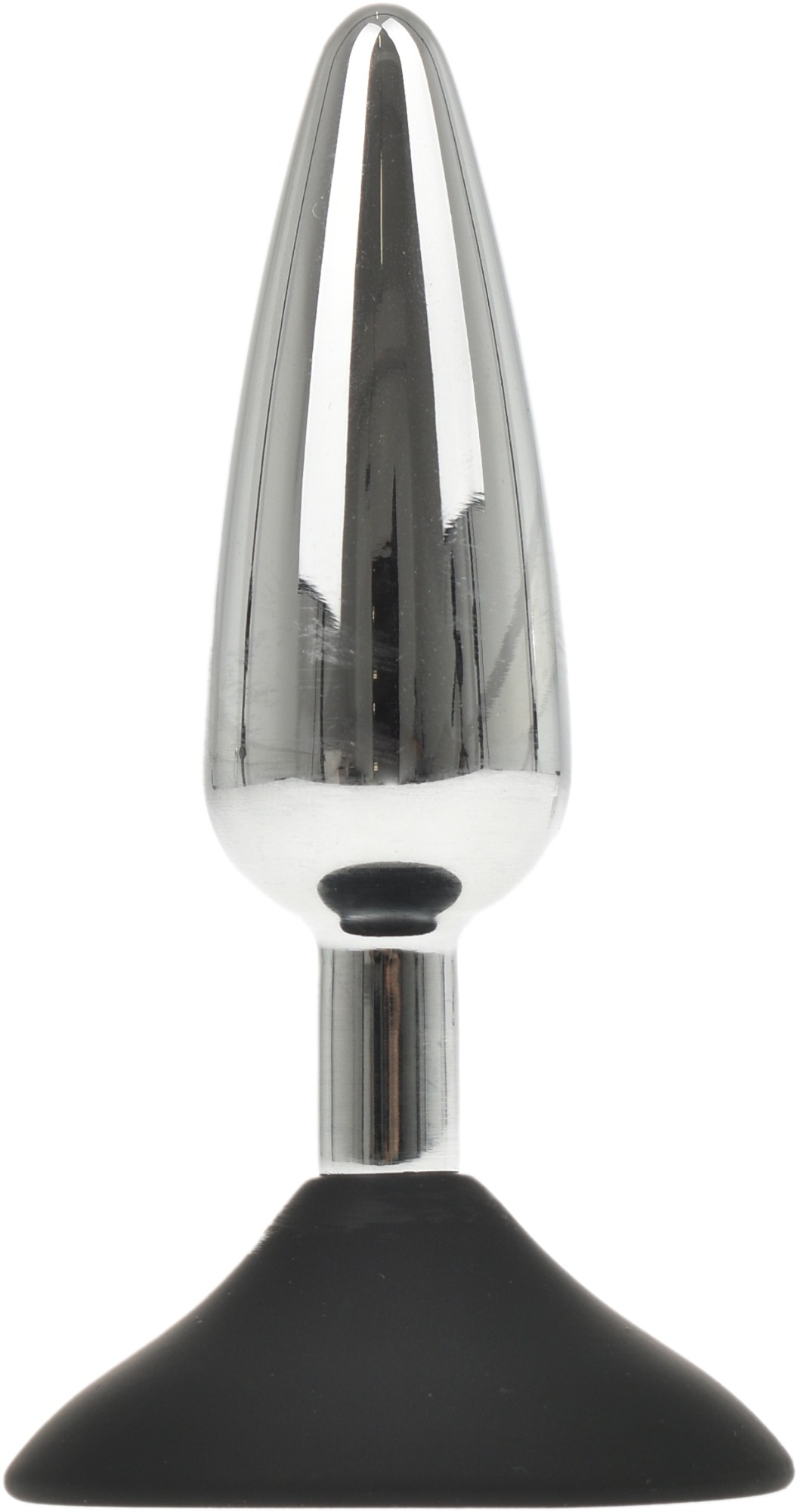 Dop Anal Metalic Tater Ventuza Silicon 11.5 cm Passion Labs, Nr. 2, Erotic24.ro