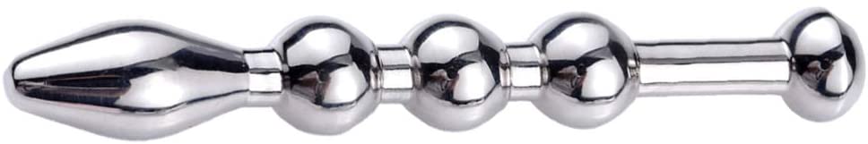 Dilatator Uretral Metalic cu Bile 6 cm, Nr. 2, Erotic24.ro