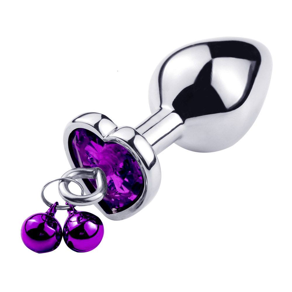 Set Dop Anal Medium Ring My Bells Baza Inima Cristal Mov si Lesa Mokko Toys, #2, Erotic24.ro