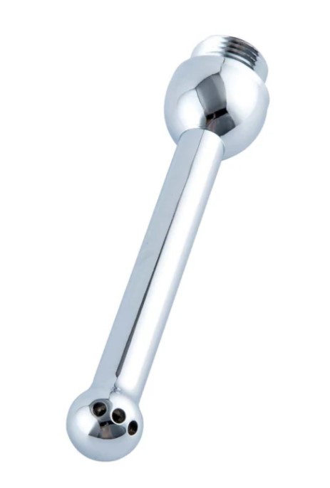 Cap de Dus Metalic Slim cu Filet 13 cm Mokko Toys, #3, Erotic24.ro