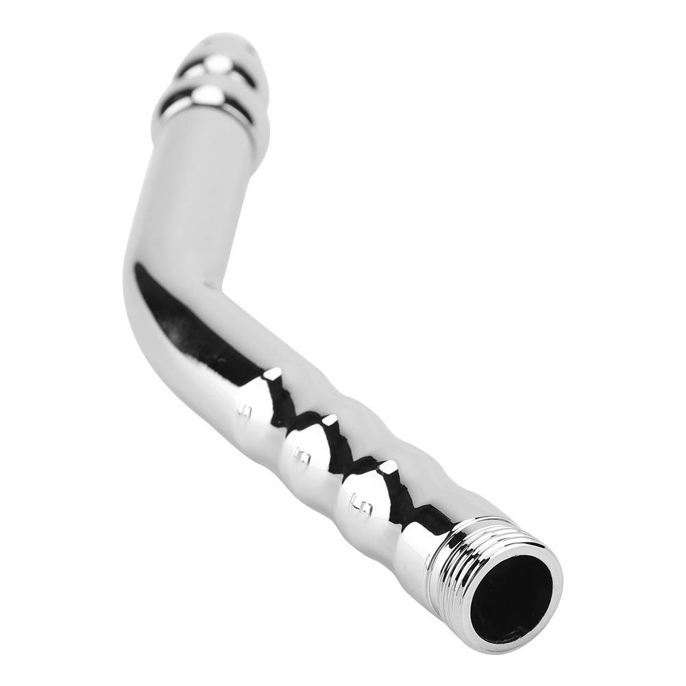 Irigator Curvy cu 3 Capete de Schimb, Metal, Guilty Toys, Nr. 6, Erotic24.ro