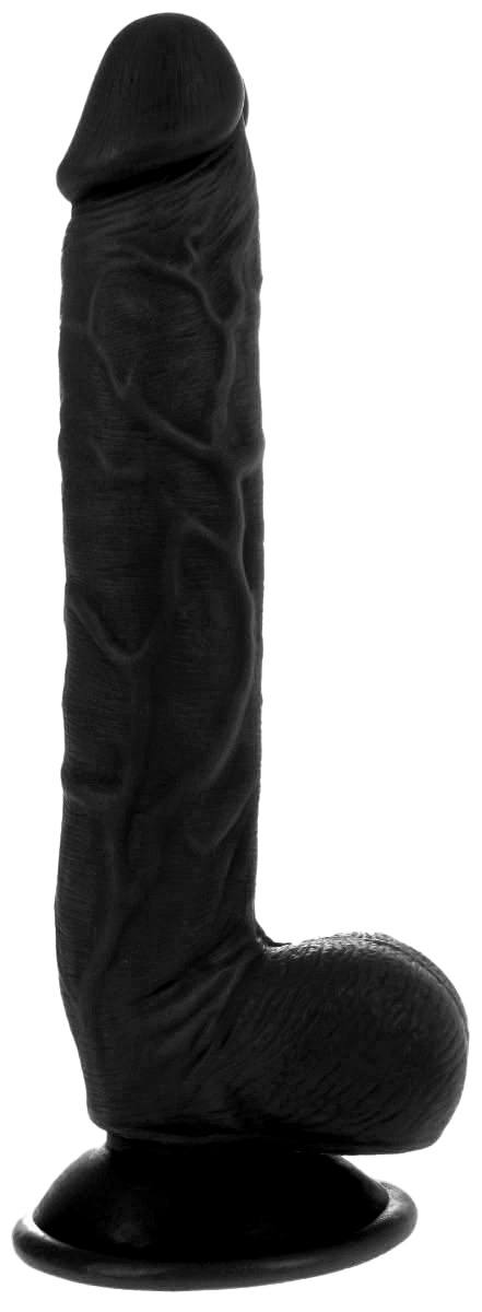 Dildo Realist Trevor cu Ventuza Negru 26 cm Guilty Toys, #1, Erotic24.ro