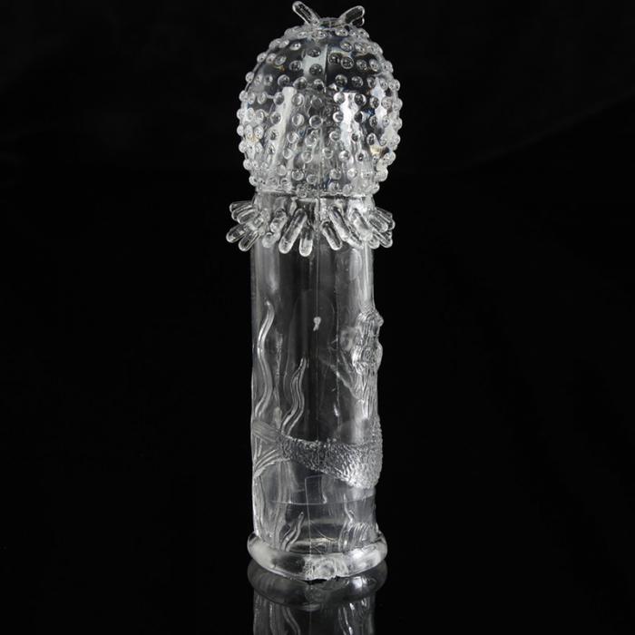 Prelungitor Penis Jelly Fish +2 cm Transparent, Nr. 1, Erotic24.ro