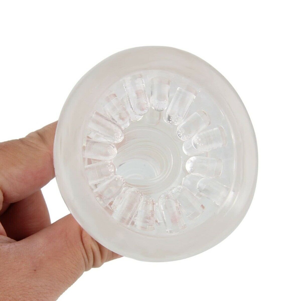 Masturbator Vicente Jelly Transparent 14.5 cm Guilty Toys, Nr. 6, Erotic24.ro