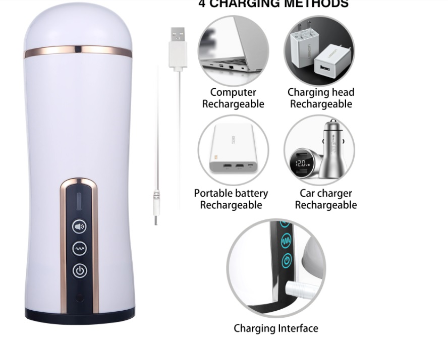 Masturbator Pussy Zayd 10 Moduri Vibratii+Voce USB , Nr. 3, Erotic24.ro