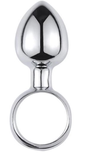 Set Starter 3 Mini Dopuri Anale Metalice cu Inel , #4, Erotic24.ro