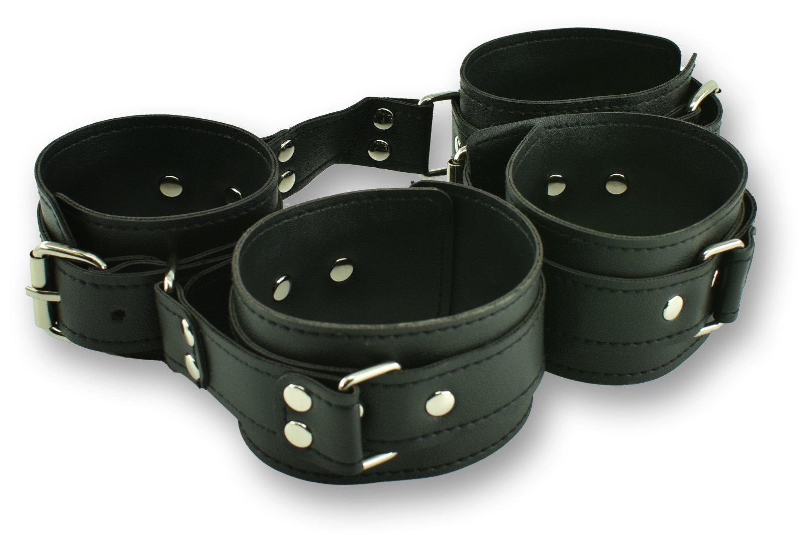 Sistem Retinere Catuse Maini si Picioare Negru Passion Labs, Nr. 2, Erotic24.ro