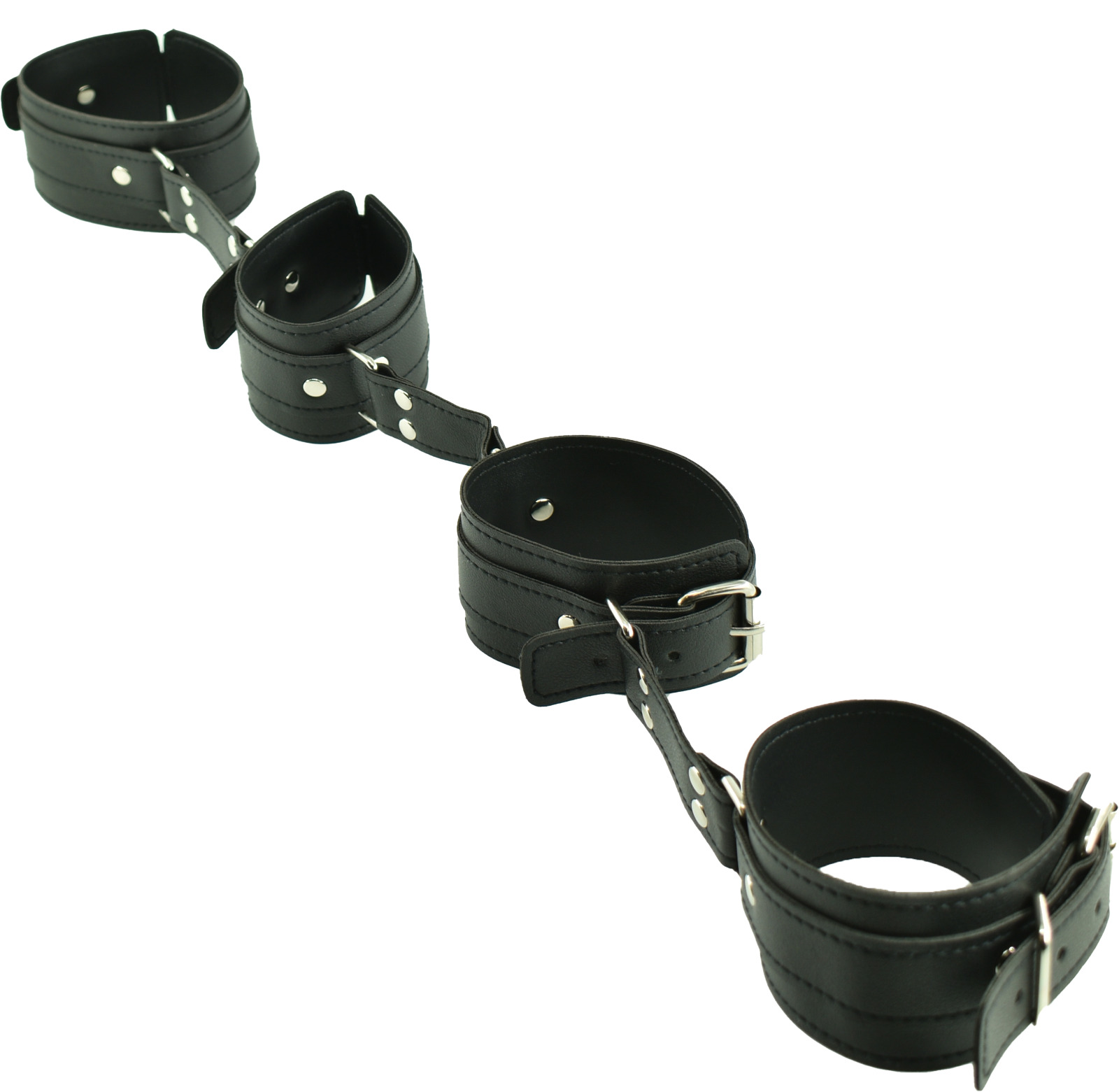 Sistem Retinere Catuse Maini si Picioare Negru Passion Labs, Nr. 1, Erotic24.ro