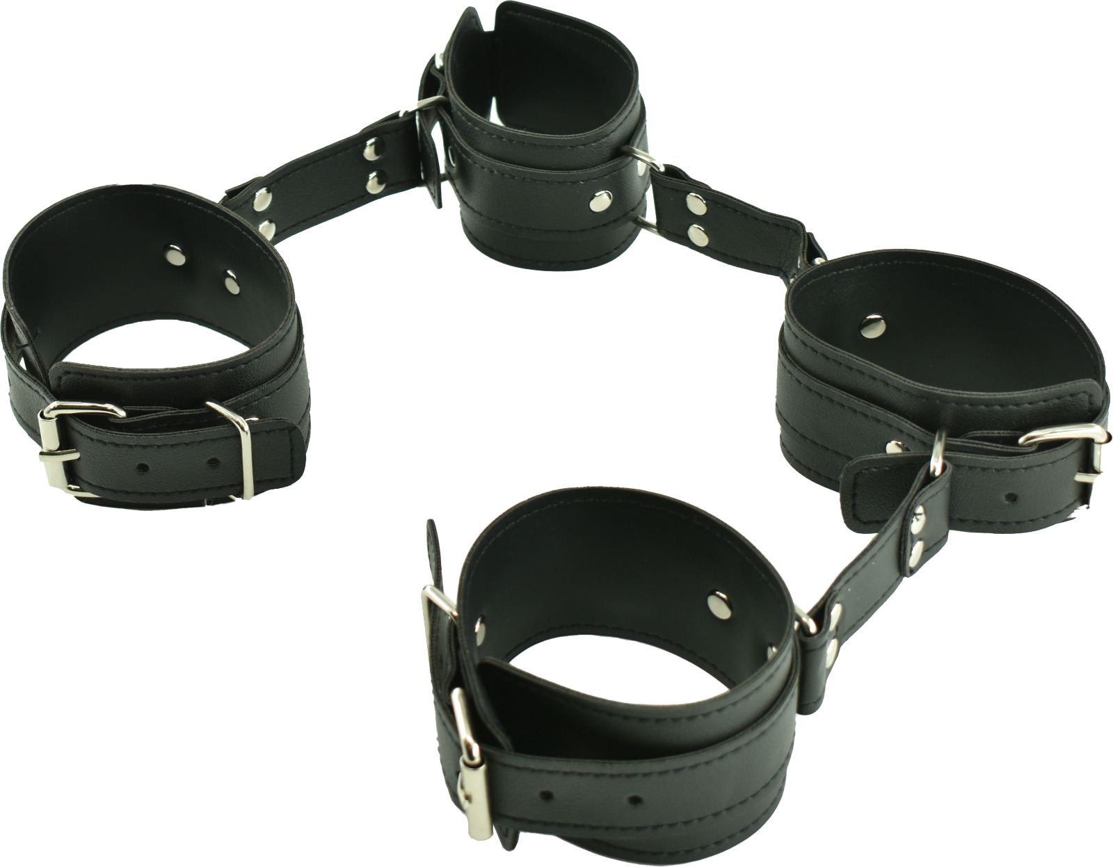 Sistem Retinere Catuse Maini si Picioare Negru Passion Labs, Nr. 3, Erotic24.ro