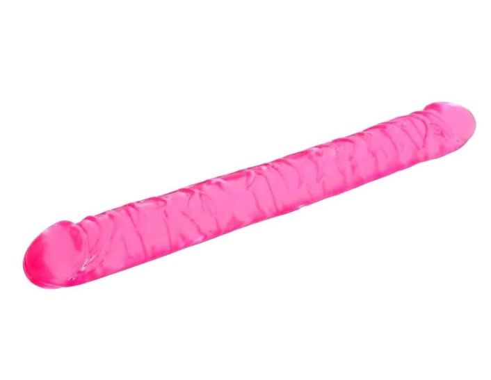 Dildo Dublu Magic Ends Jelly Roz 45 cm, Nr. 3, Erotic24.ro