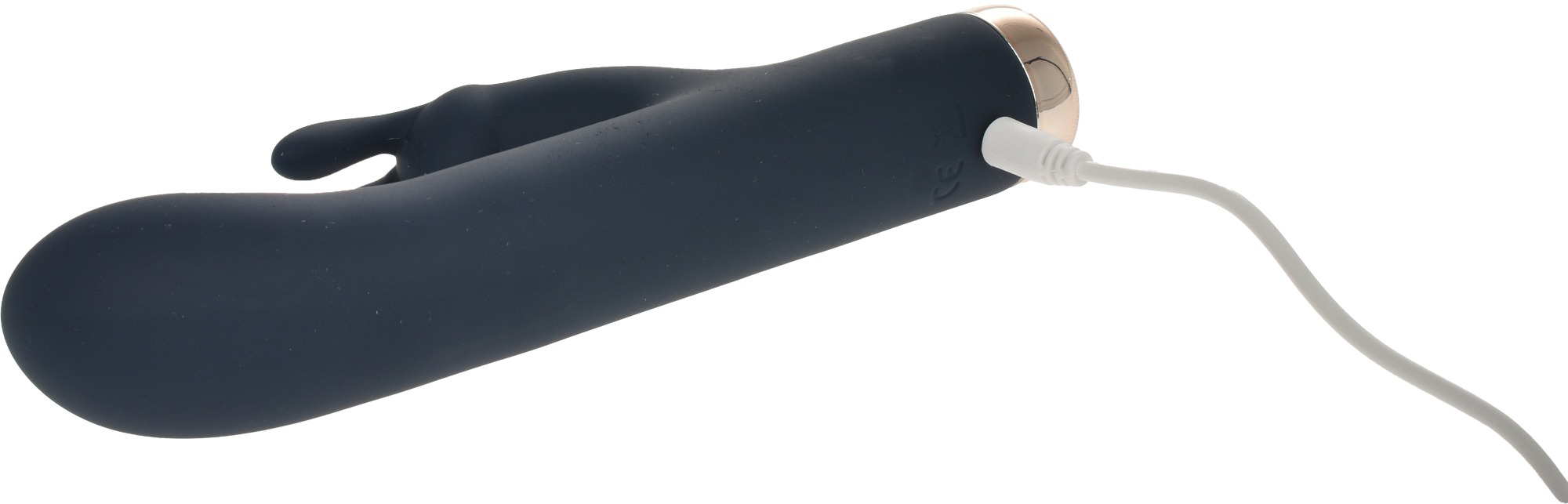 Vibrator Crazy Rabbit 10 Moduri Vibratii Puternice Silicon USB Albastru Inchis 17 cm Mokko Toys, Velvet Obsession, #5, Erotic24.ro