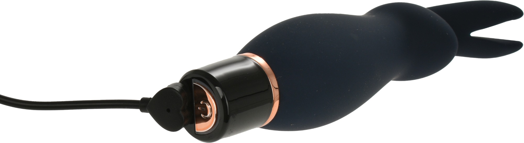 Vibrator Mini Strong Rabbit 10 Moduri Vibratii Silicon USB Albastru Inchis 13 cm Mokko Toys, #5, Erotic24.ro