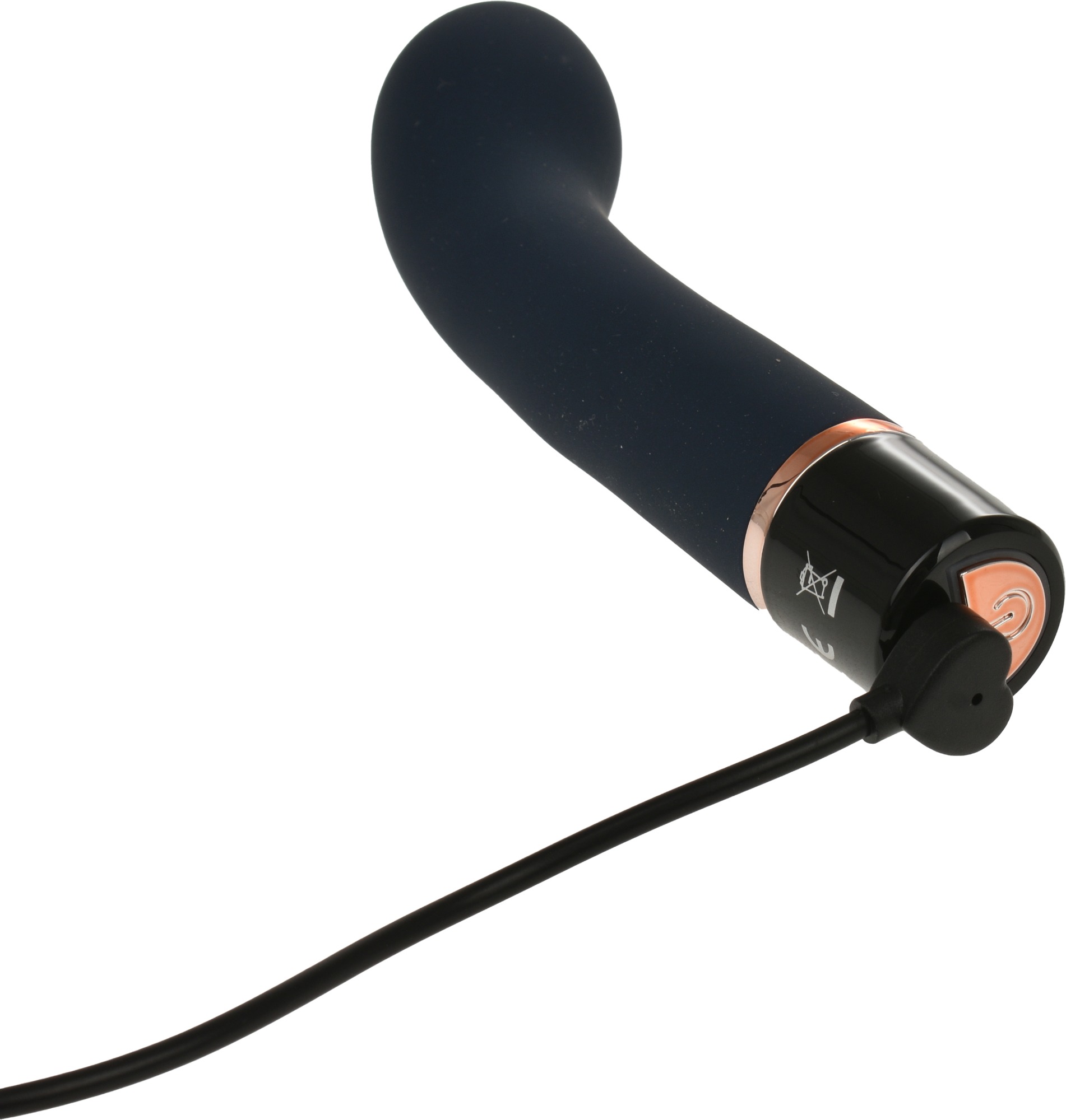 Vibrator Punctul G Zorina 10 Moduri USB Silicon Albastru Inchis 12.5 cm Mokko Toys, Velvet Obsession, #5, Erotic24.ro