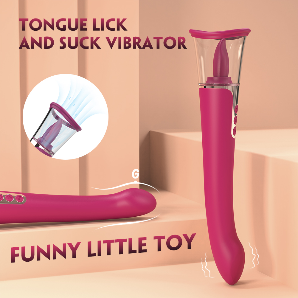 Stimulator Zeny Tripla Putere Pompa-Vibrator Clitoris-Vibrator Vaginal USB Silicon Rosu 26.7 cm, #3, Erotic24.ro